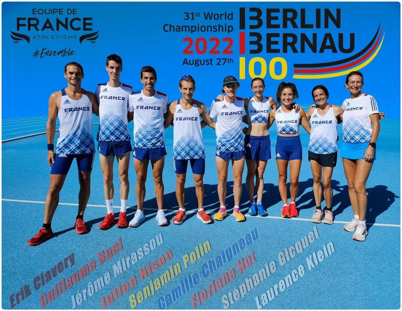 coach équipe de France 100km Laurence Klein